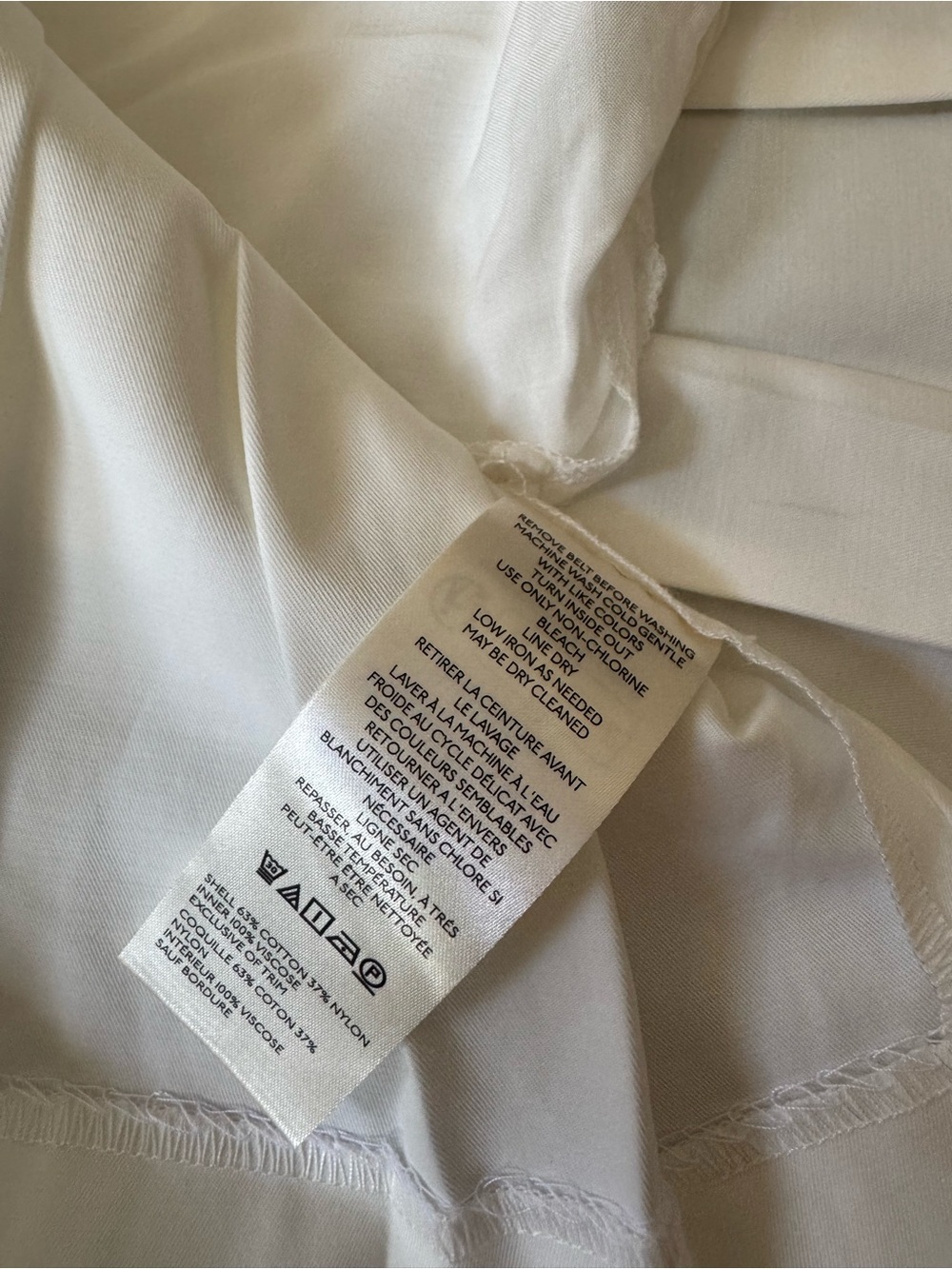NWT Maeve Detail Pleated Tennis Mini Skirt in White Size 2 - Picture 10 of 10
